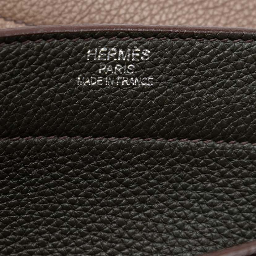 Hermès Togo Sac A Depeches 38 Brown Leather Very good condition - Box View