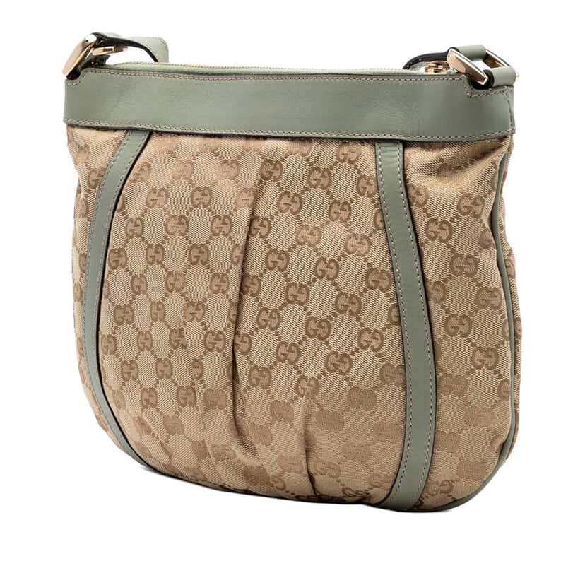 Gucci GG Canvas Abbey D Ring Crossbody Beige Very good condition - Back View