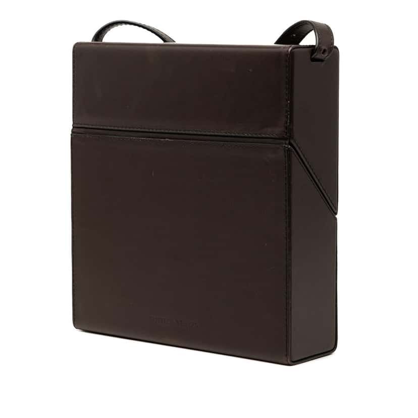 Bottega Veneta Calfskin Daisey Crossbody Brown Leather Very good condition - Back View