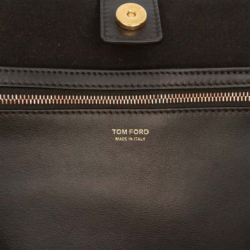 Tom Ford Small Canvas T Tote Beige Very good condition - Box View