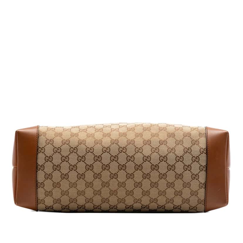 Gucci GG Canvas Web Tote Beige Very good condition - Inside View