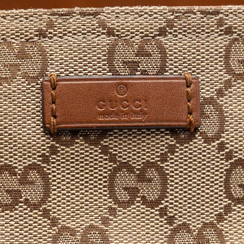 Gucci GG Canvas Web Tote Beige Very good condition - Box View