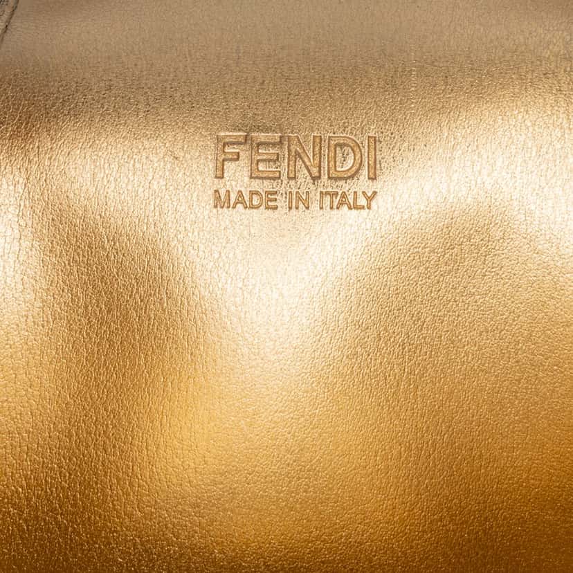 Fendi Mini Leather Cookie Hobo Black Leather Very good condition - Box View