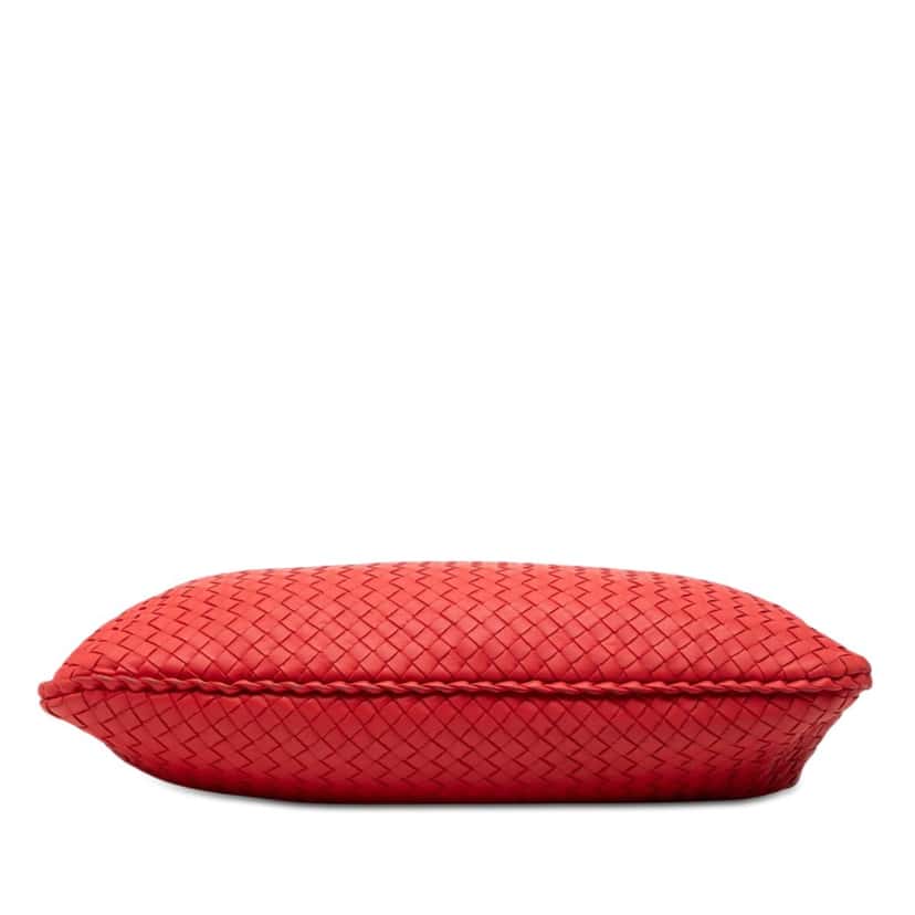 Bottega Veneta Medium Nappa Intrecciato Veneta Hobo Red Leather Very good condition - Inside View
