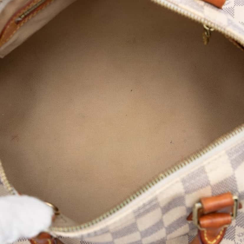 Louis Vuitton Damier Azur Speedy Bandouliere 30 White Very good condition - Model View