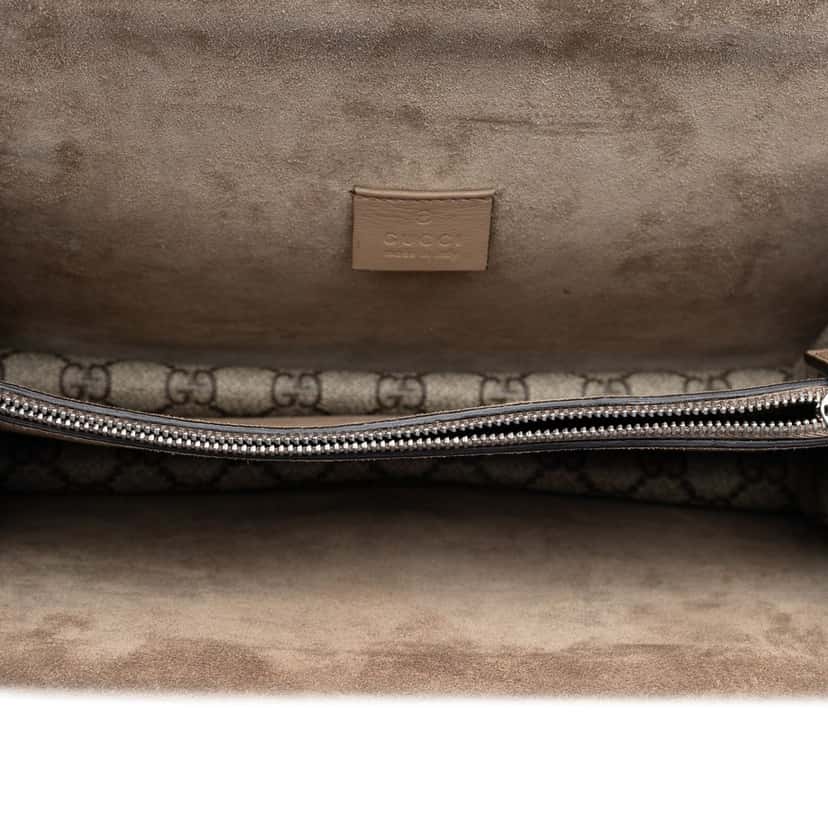 Gucci Medium GG Supreme Dionysus Shoulder Bag Beige Very good condition - Model View
