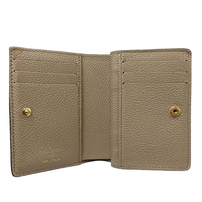 Louis Vuitton Monogram Empreinte Clea Wallet Beige Leather Very good condition - Model View