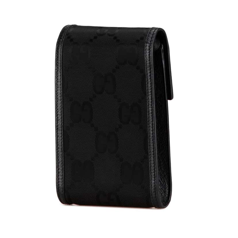 Gucci Off The Grid Mini GG Econyl Crossbody Black Very good condition - Back View