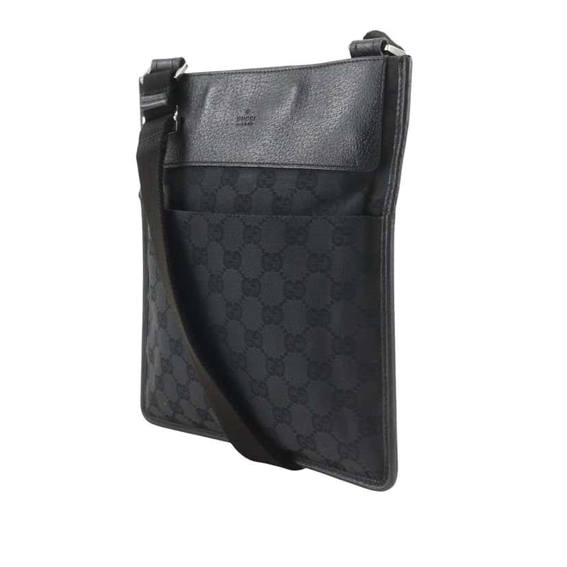 Gucci GG Canvas Crossbody Black Very good condition - Inside View