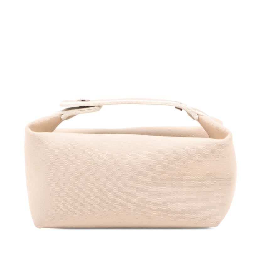 Hermès Small Toile Bride A Brac Case Beige Very good condition - Back View