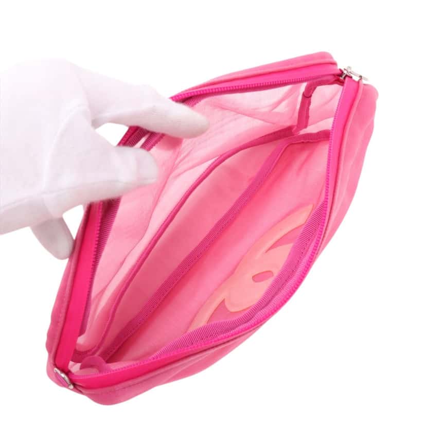 Chanel Mesh Logo Satchel Pink Very good condition - Inside View