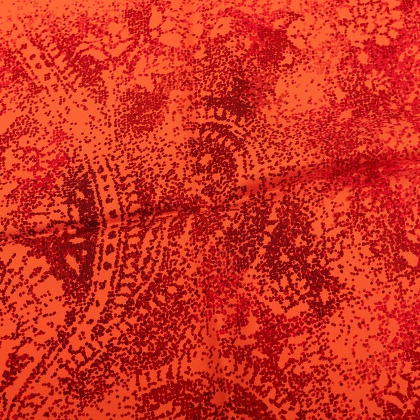 Hermès Indian Dust Silk Scarf 90 Orange Never worn - Box View
