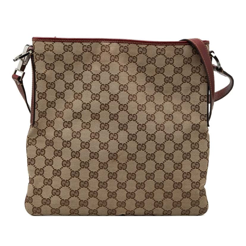 Gucci GG Canvas Crossbody Beige Very good condition - Front View