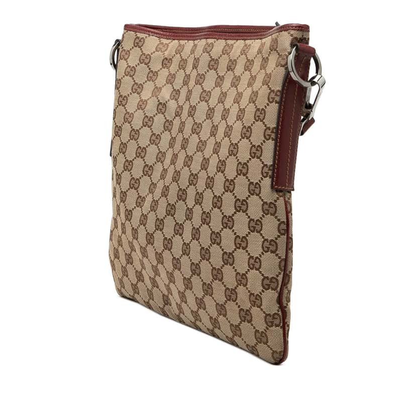 Gucci GG Canvas Crossbody Beige Very good condition - Back View