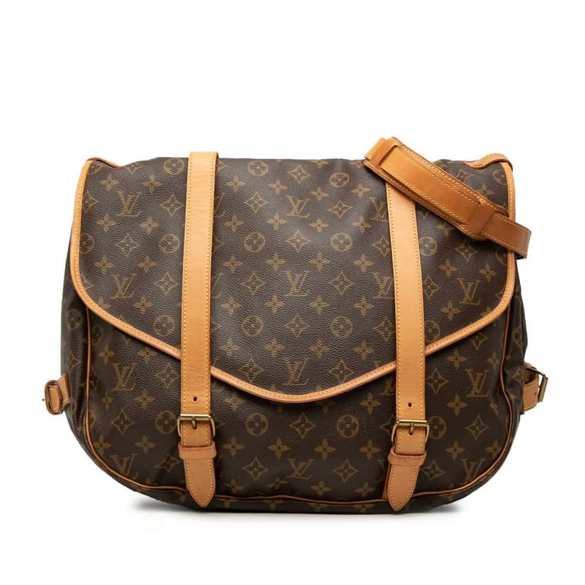 Louis Vuitton Monogram Saumur 43 Brown Good condition - Front View