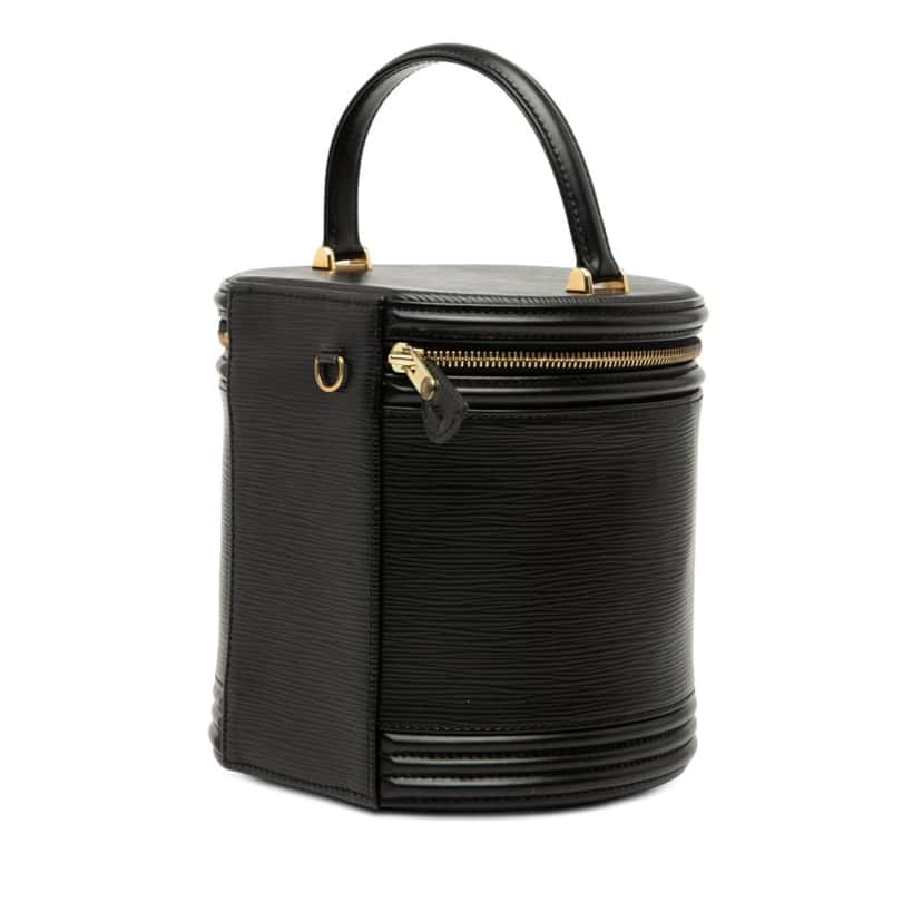 Louis Vuitton Epi Cannes Black Leather Good condition - Back View