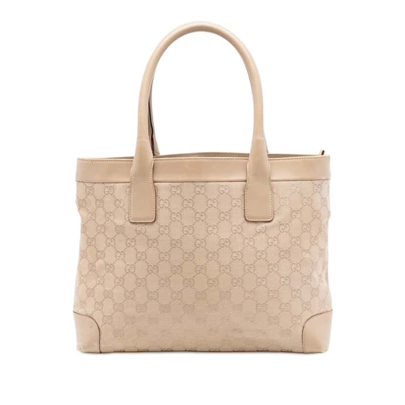 Gucci GG Canvas Tote Beige Very good condition - Front View
