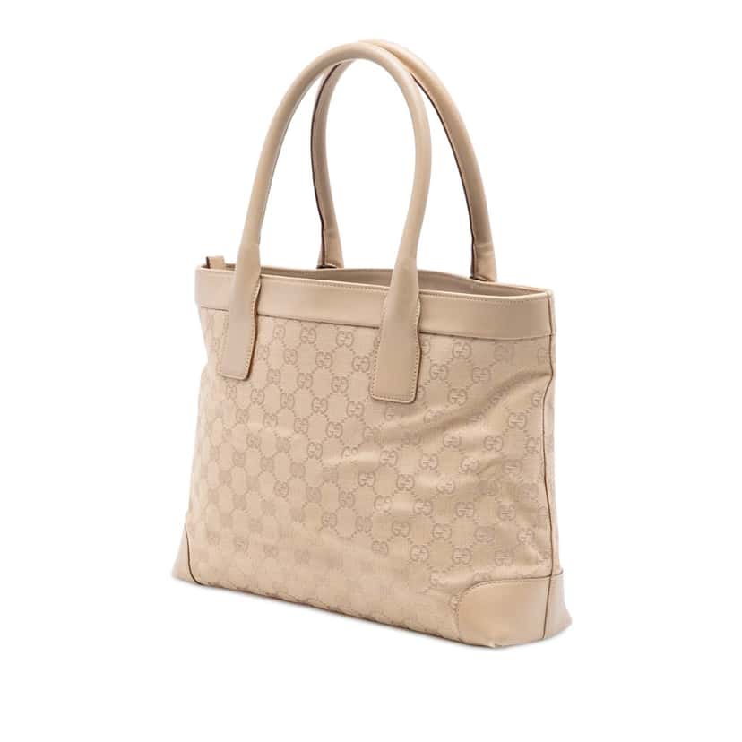 Gucci GG Canvas Tote Beige Very good condition - Back View