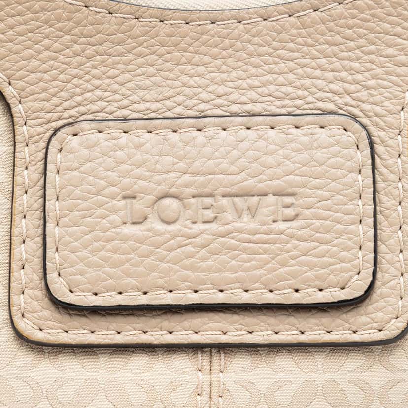 Loewe Anagram Canvas New Road Hobo Beige Very good condition - Box View