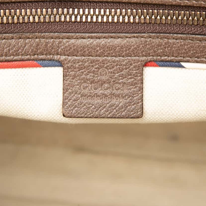 Gucci GG Supreme Web Courrier Crossbody Beige Very good condition - Box View