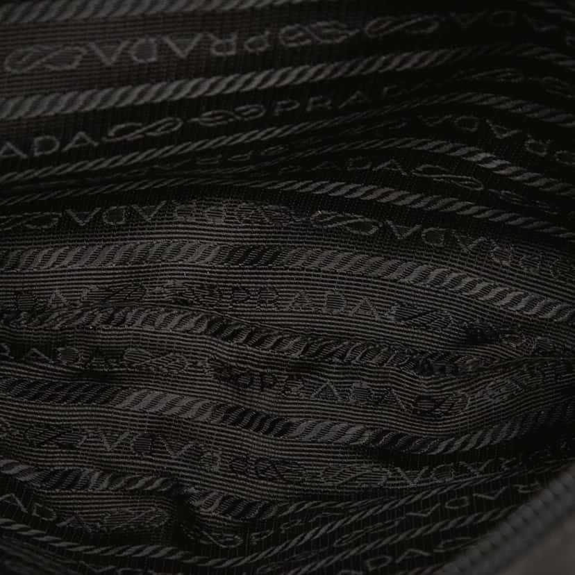 Prada Tessuto Multi Pocket Belt Bag Black Very good condition - Model View