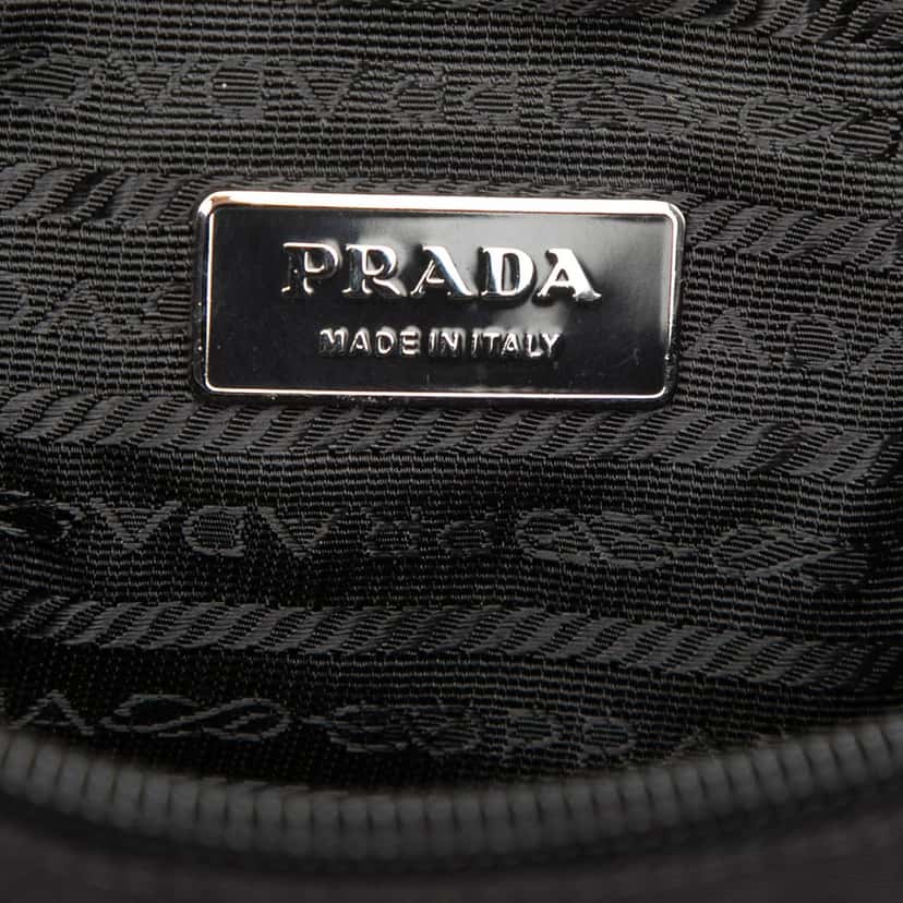Prada Tessuto Multi Pocket Belt Bag Black Very good condition - Box View