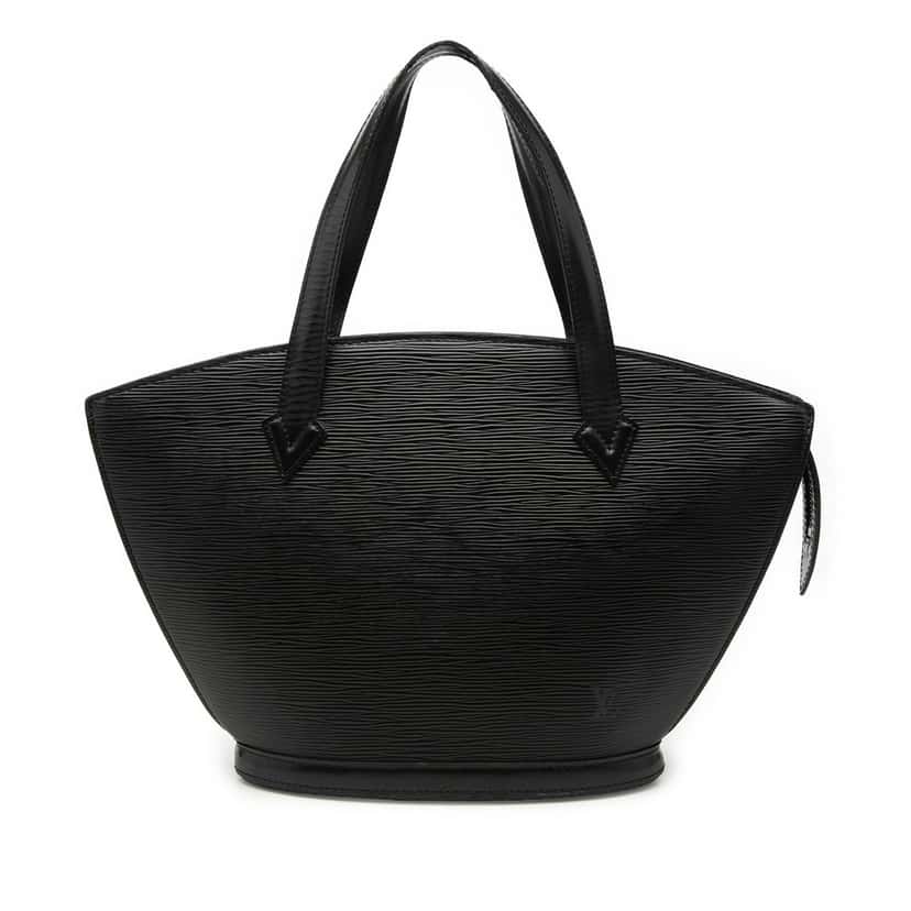 Louis Vuitton Epi Saint Jacques PM Short Strap Black Leather Good condition - Front View