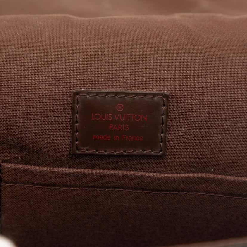Louis Vuitton Damier Ebene Melville Reporter Brown Very good condition - Box View