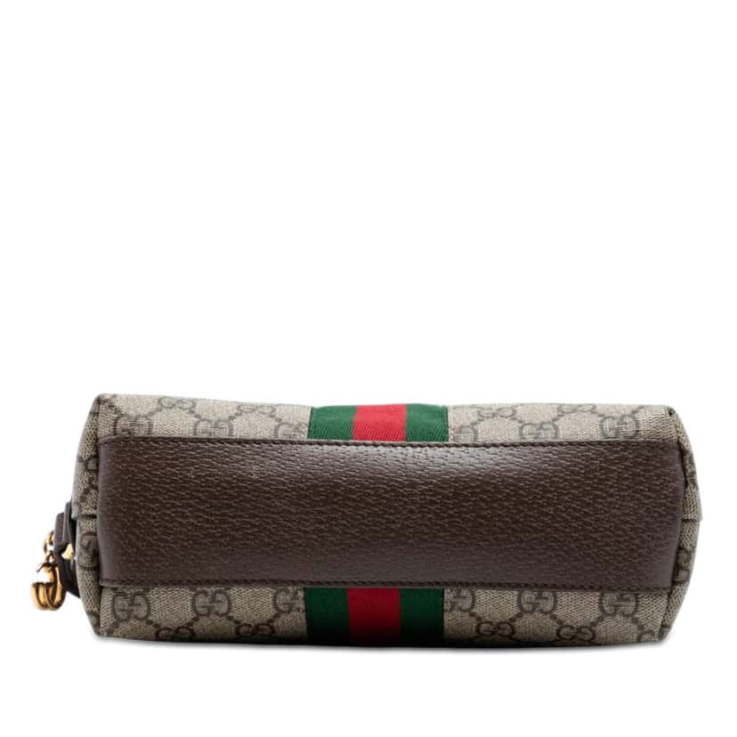 Gucci Small GG Supreme Web Ophidia Dome Crossbody Beige Very good condition - Inside View