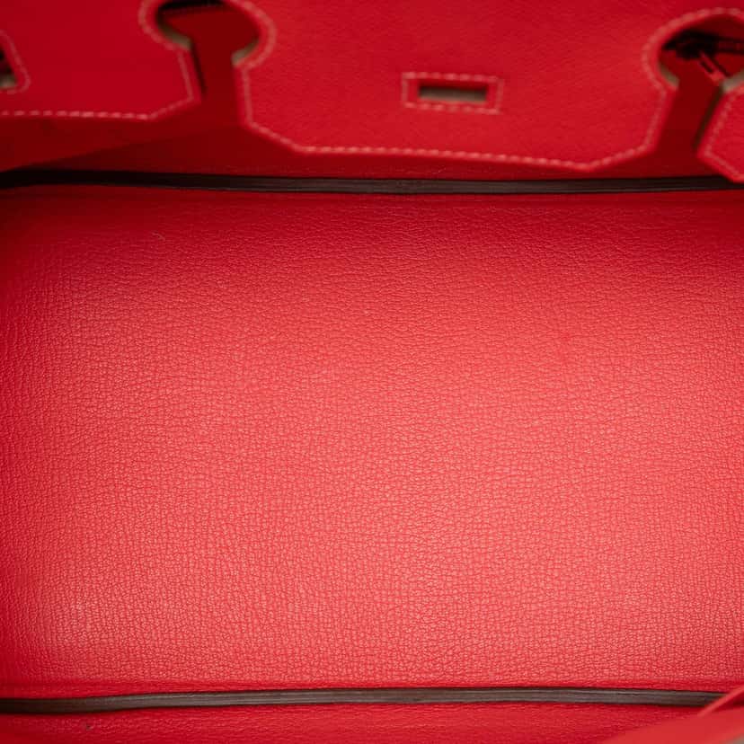 Hermès Epsom Birkin Retourne 35 Red Leather Very good condition - Model View
