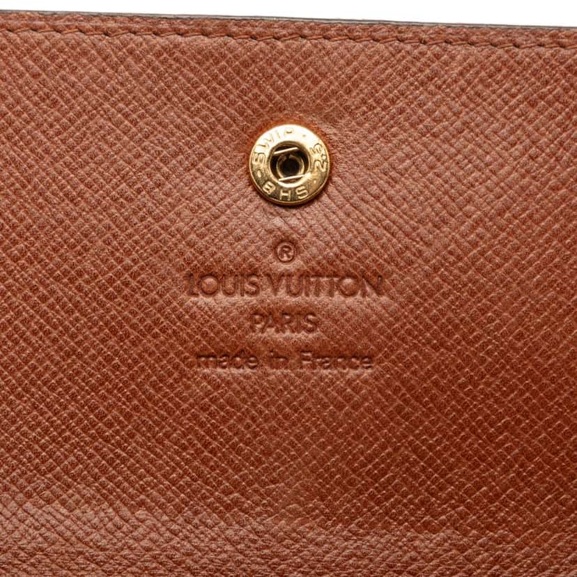 Louis Vuitton Monogram Sarah Long Wallet Brown Very good condition - Box View