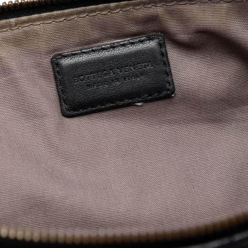 Bottega Veneta Nappa Intrecciato Clutch Black Leather Very good condition - Box View