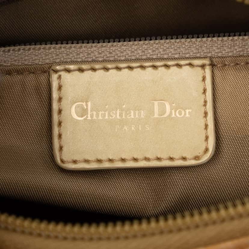 Dior Medium Suede Diorissimo Lady Dior Beige Leather Very good condition - Box View