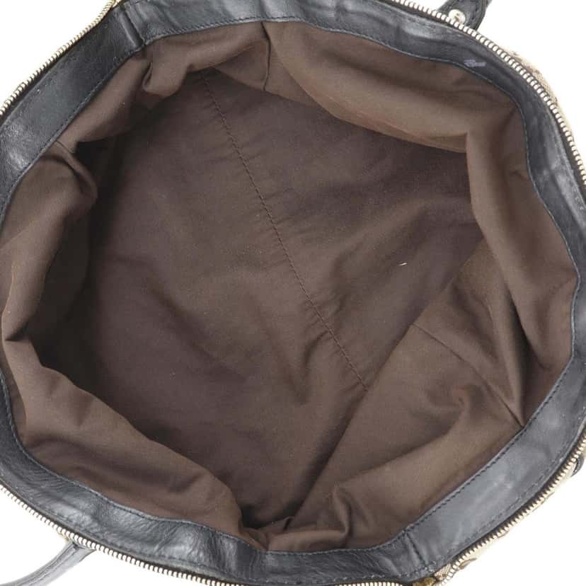 Gucci GG Canvas Sukey Satchel Beige Very good condition - Box View