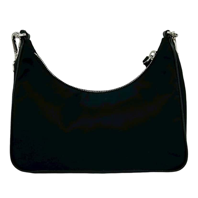 Prada Saffiano Trimmed Re Nylon Re Edition 2005 Satchel Black Very good condition - Back View
