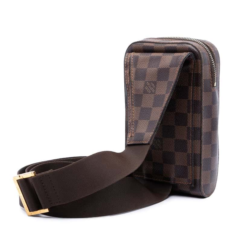 Louis Vuitton Damier Ebene Geronimos Brown Very good condition - Back View