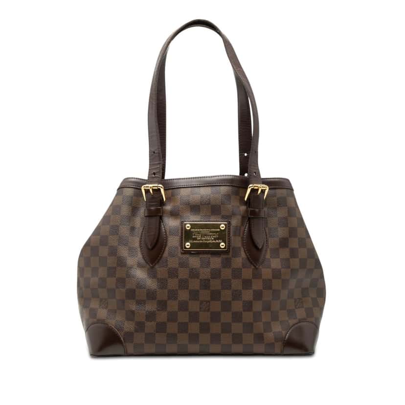Louis Vuitton Damier Ebene Hampstead MM Brown Very good condition - Front View