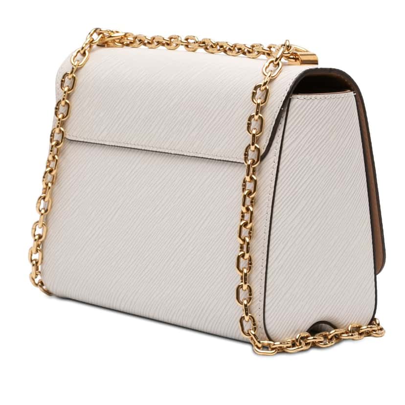 Louis Vuitton Epi Twist MM White Leather Very good condition - Back View