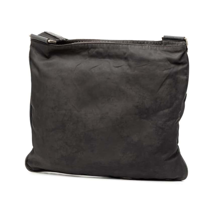 Prada Tessuto Zip Top Crossbody Black Very good condition - Back View