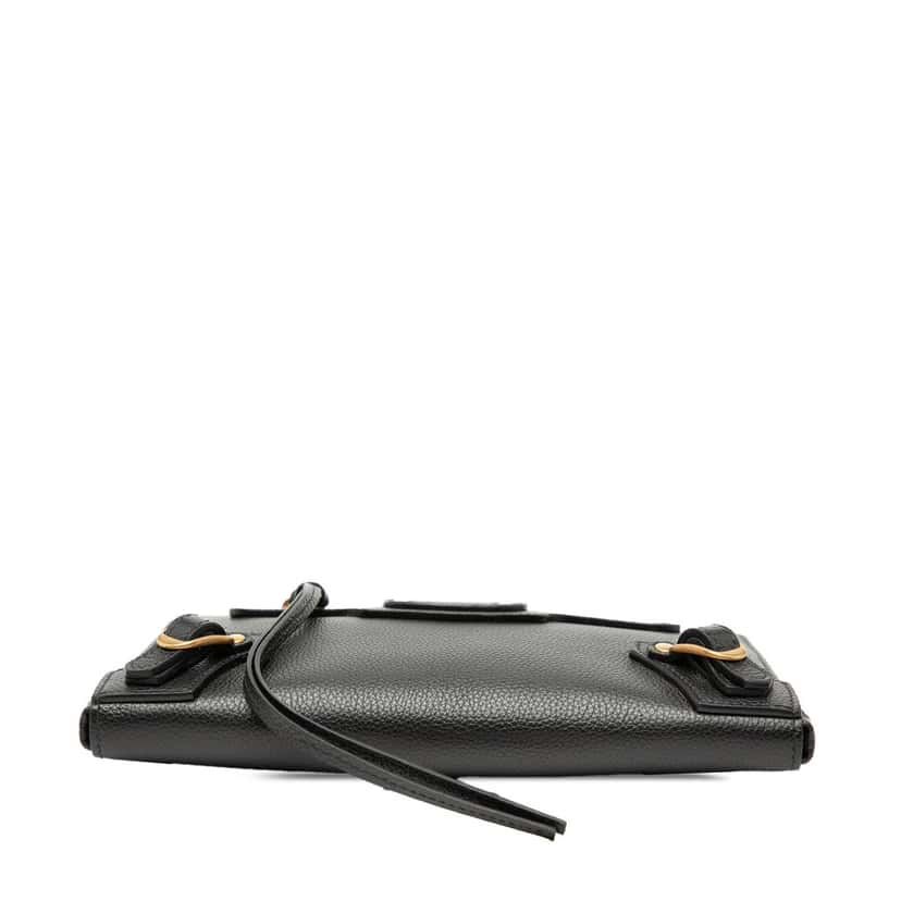 Balenciaga Pebbled Leather Neo Classic City Pouch Crossbody Black Leather Very good condition - Inside View