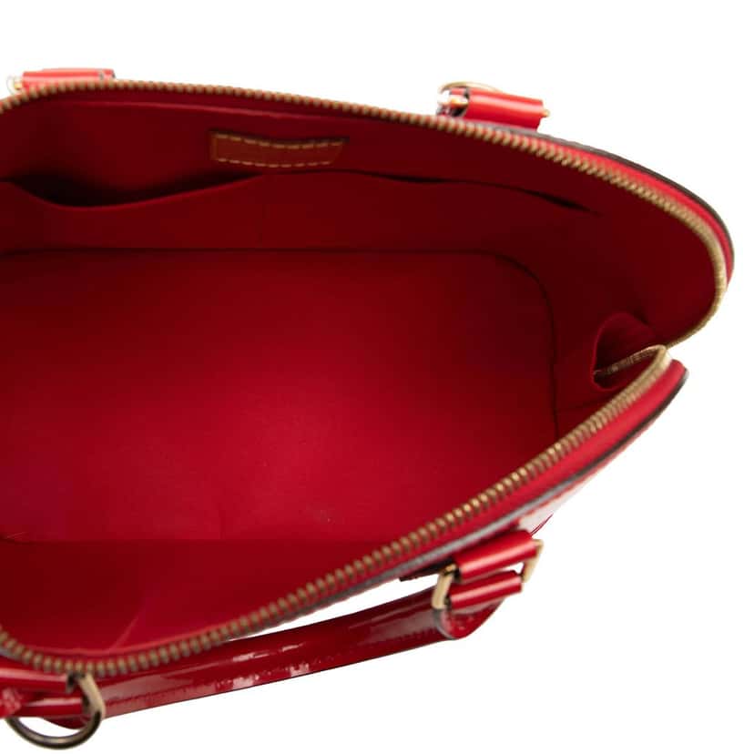 Louis Vuitton Monogram Vernis Alma PM Red Leather Very good condition - Model View