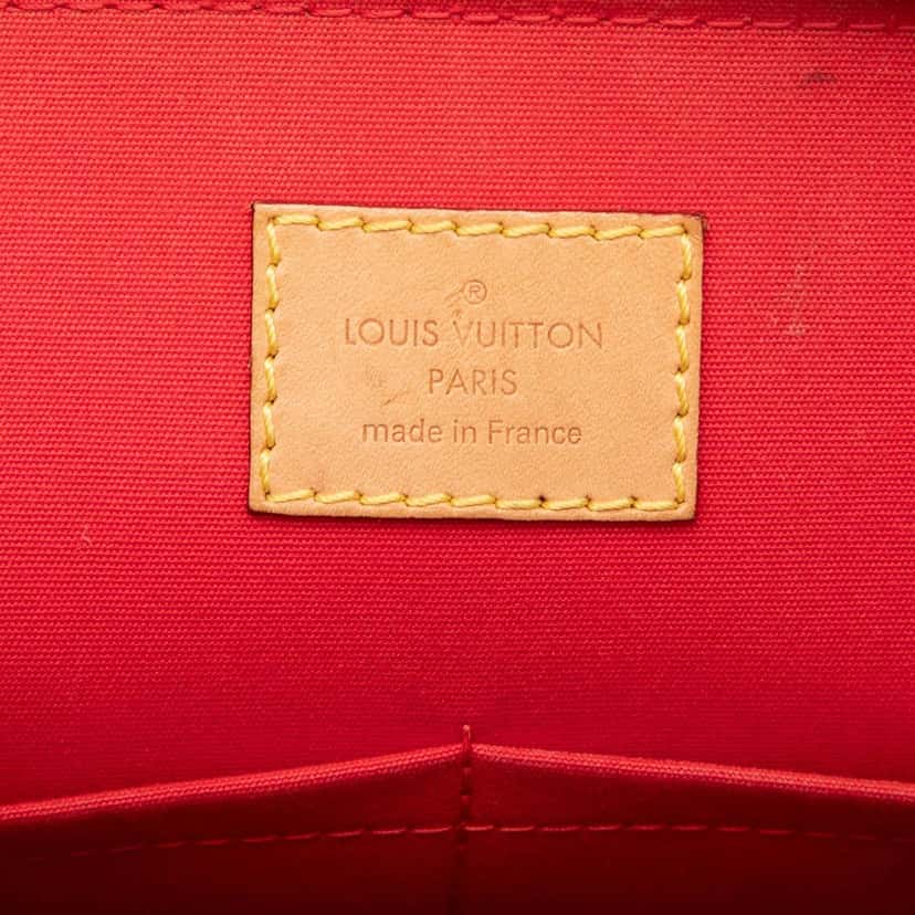 Louis Vuitton Monogram Vernis Alma PM Red Leather Very good condition - Box View