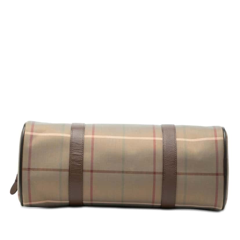 Burberry Vintage Check Canvas Handbag Brown Very good condition - Inside View