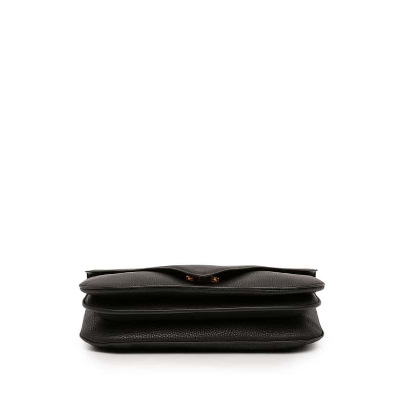 Bottega Veneta Medium Leather Mount Envelope Chain Bag Black Leather Very good condition - Inside View