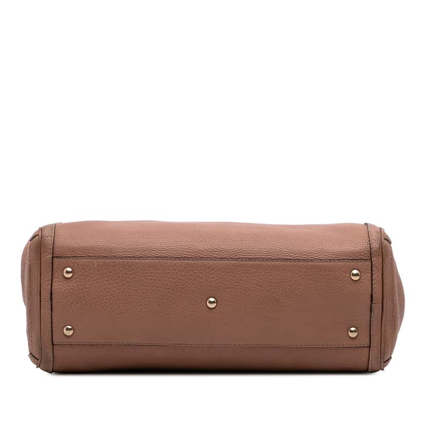 Gucci Medium Leather Bella Tote Brown Leather Very good condition - Inside View
