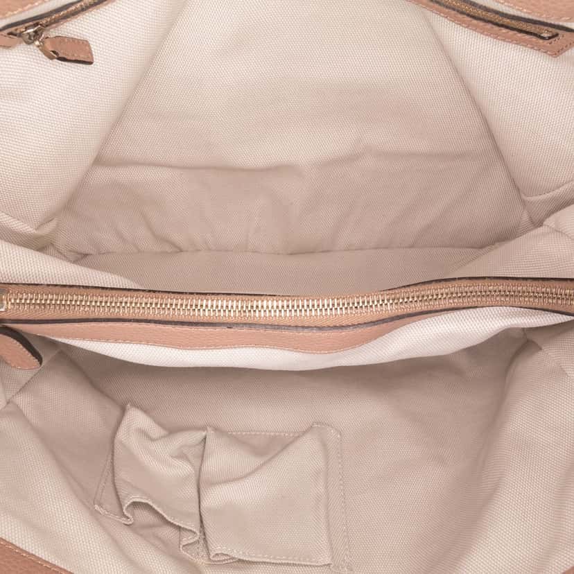Gucci Medium Leather Bella Tote Brown Leather Very good condition - Model View