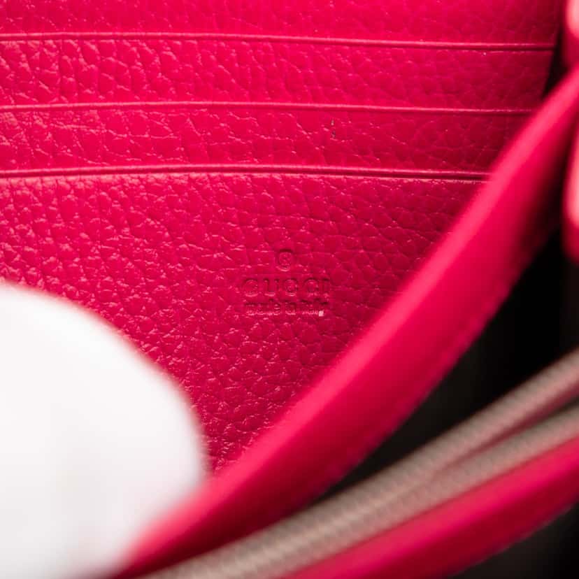 Gucci Calfskin Dionysus Wallet on Chain Pink Leather Very good condition - Box View