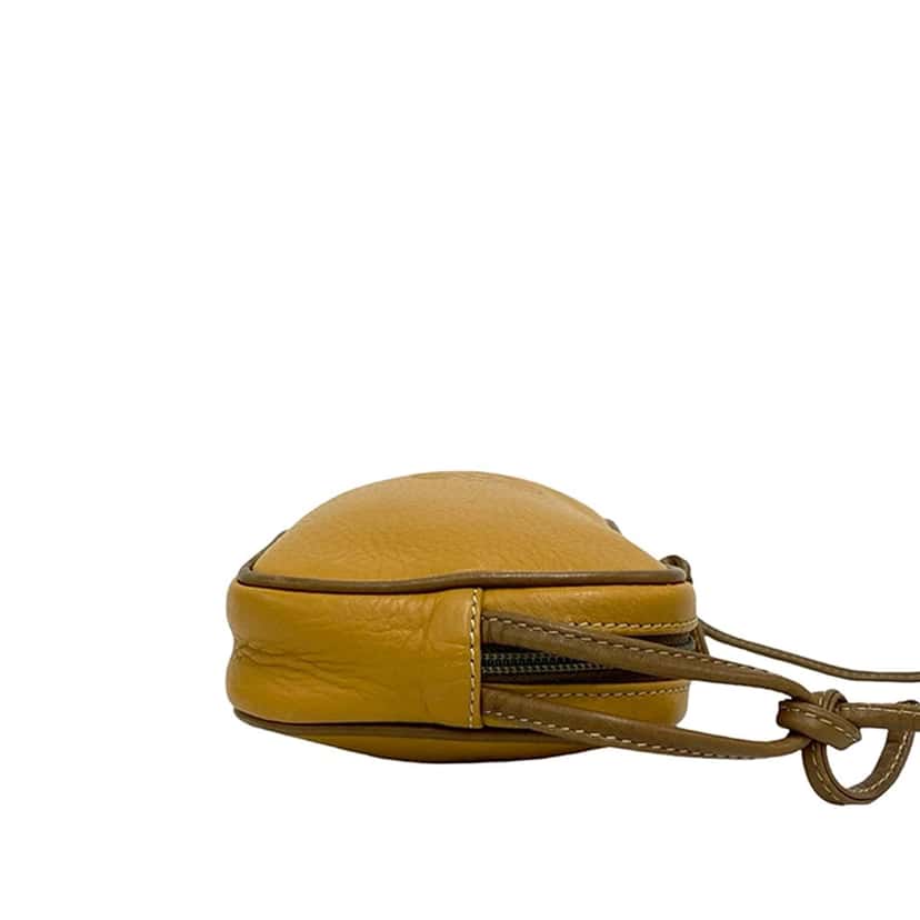 LOEWE Leather Anagram Crossbody Yellow Leather Very good condition - Box View
