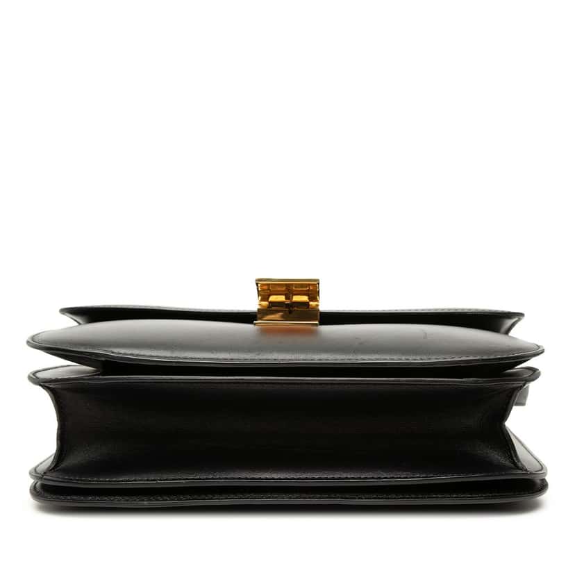 Celine Medium Calfskin Classic Box Black Leather Very good condition - Inside View