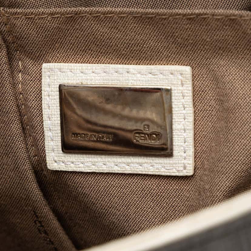 Fendi Zucca Spalmati Crossbody Beige Very good condition - Box View